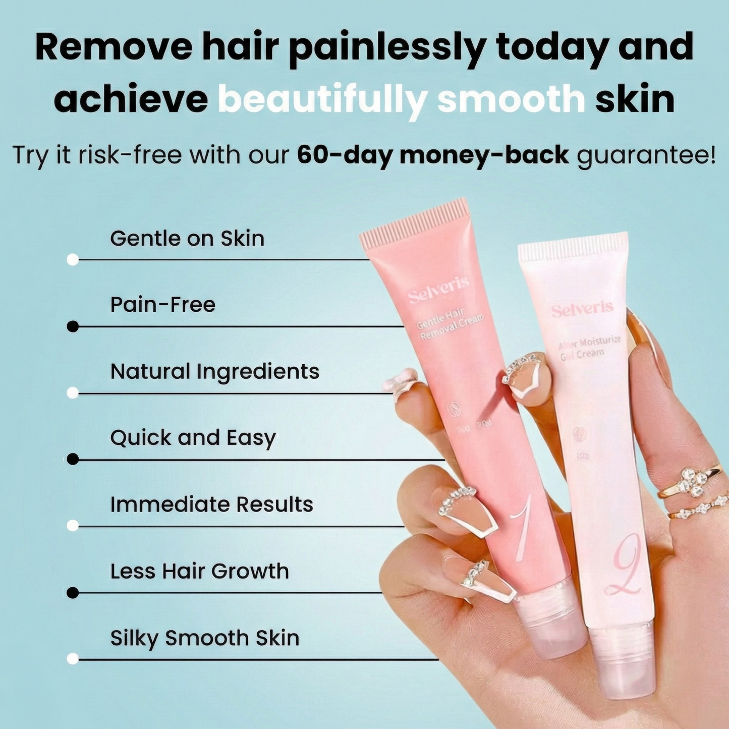 +1 Facial Hair Removal Cream.